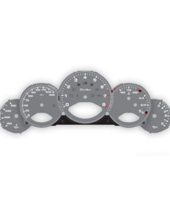 For Porsche 911 997.1 Turbo: Gauge Faces – OPTIONS – Meteor Gray