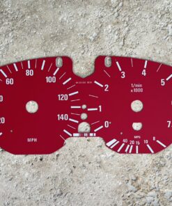 BMW E39 140 mph replacement gauge face instrument cluster orange