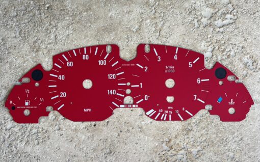 BMW E39 140 mph replacement gauge face instrument cluster orange