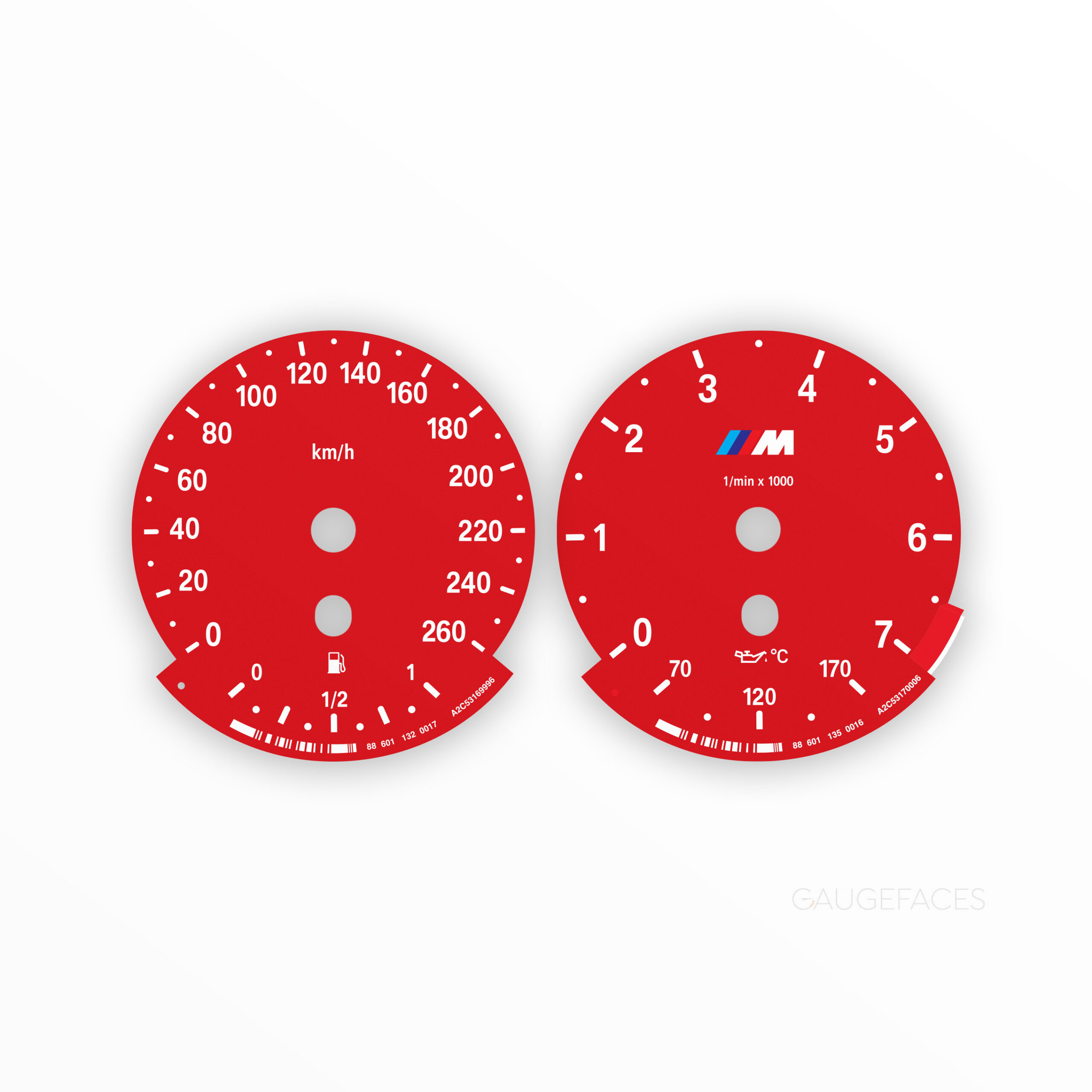 BMW-E90-E92-gauge-faces-set-280-kmh-EU-7000-RPM-Red-scaled