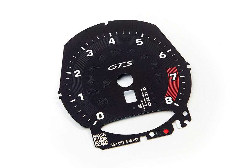 For Porsche GTS 911 991 / 718 Boxster/Cayman / Macan: Gauge Face ...
