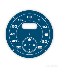 For Porsche Sport Chrono: Clock Dial Gauge Face - Yachting Blue (Metal Base)