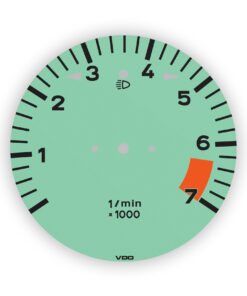 For Porsche 911 SC 3.0 (1978-83): Gauge Face Tachometer – Sage Green