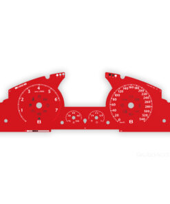 Bentley Continental GT / GTC Instrument Gauge Faces - 340 KM/H - Red