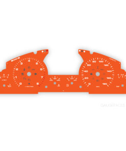 For Porsche Cayenne 955 / 957 Turbo (S) Instrument Gauge Face – OPTIONS – Orange