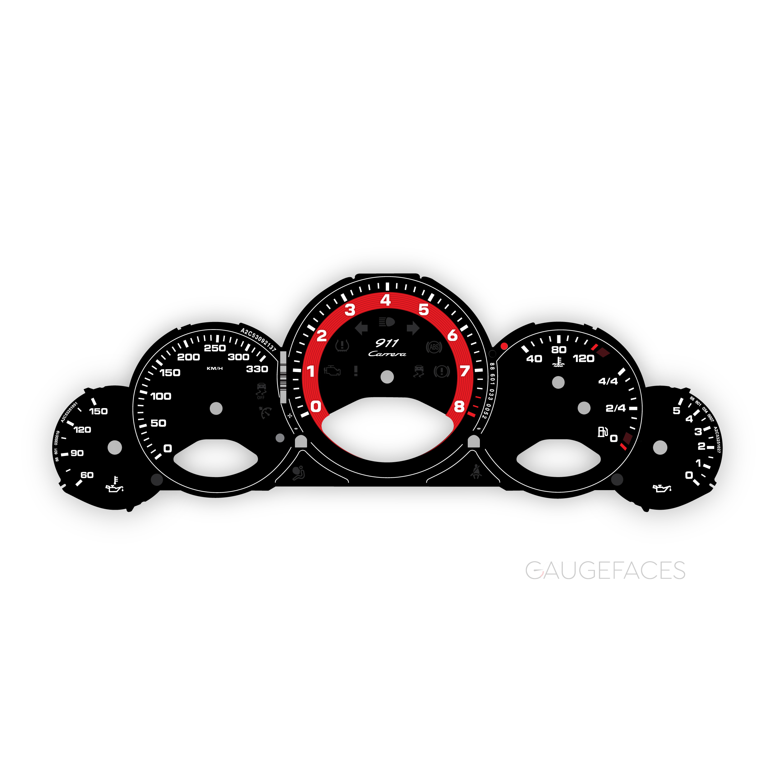 Porsche-911-997.2-Carrera-gauge-faces---EU---Black-Red