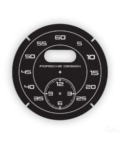 For Porsche Dashboard Clock: Sport Chrono Gauge Face - Porsche Design Edition - Black