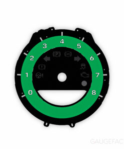 For Porsche 911 (Type 992): Gauge Face Tachometer - Green