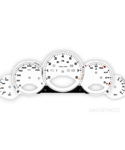 Porsche 911 997 (Gen 1&2) Gauge Faces Set - Base - OPTIONS - White