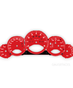Porsche 911 997 (Gen 1&2) Gauge Faces Set – OPTIONS - Guards Red