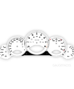 For Porsche 911 997 (Gen 1&2): Gauge Faces - OPTIONS - White