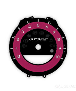 For Porsche 911 992 GT3RS: Gauge Face Tachometer – OPTIONS – Ruby Star