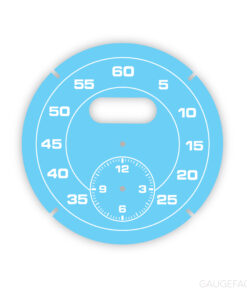 For Porsche Sport Chrono: Clock Dial Gauge Face – Light Blue