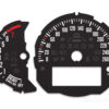 Mini Cooper F55 Custom Gauge Face Cluster Dashboard Dials - Black - 7000 rpm - 260 kmh