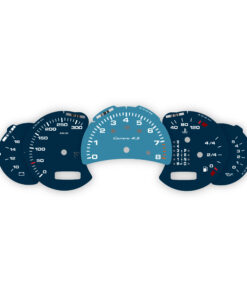 Custom Order: Porsche 996.2 Gauge Faces - EU-Spec - Tiptronic - Blue