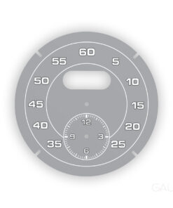 For Porsche Sport Chrono: Stopwatch Clock Gauge Face – GT Silver
