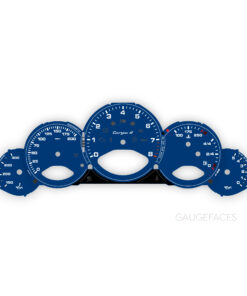 Custom Order: Porsche 911 997.1 Gauge Faces - Cobalt Blue