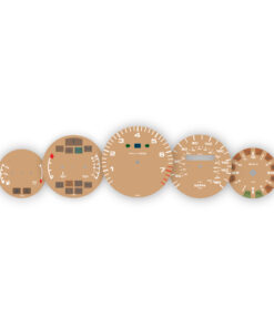Custom Order: Porsche 964 Gauge Faces Set - Beige