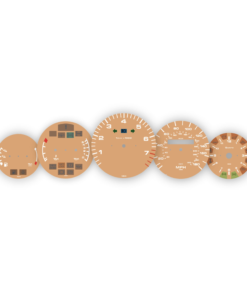 Custom Order: Porsche 964 Gauge Faces Set - Beige