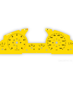 For Porsche Cayenne 955 / 957 Turbo (S): Gauge Face – OPTIONS – Yellow