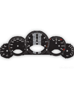 Custom Order: Porsche 997.1 Gauge Face - 911 Carrera Classic Logo - Manual - EU-Spec - Black/Gray