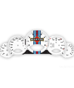 For Porsche 911 997.2: Gauge Faces Set - OPTIONS - Martini Racing Edition