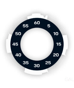For Porsche 992: Sport Chrono Clock Dial Gauge Face - Black