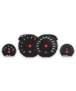 1990-99 BMW E31 8-Series 850 CSi Gauge Faces - Black