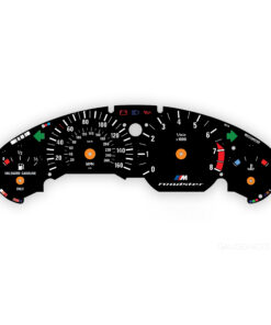 BMW Z3M Roadster: Gauge Faces - S50/S52 - 160MPH / 280KMH - 8000 RPM - OPTIONS -  Black