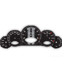 For Porsche 911 997 (Gen 1&2): Gauge Faces - Sport Classic Edition - OPTIONS - Black with Gray Stripes