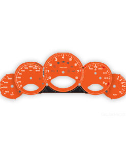For Porsche 911 997 (Gen 1&2): Gauge Faces - OPTIONS - Orange Red