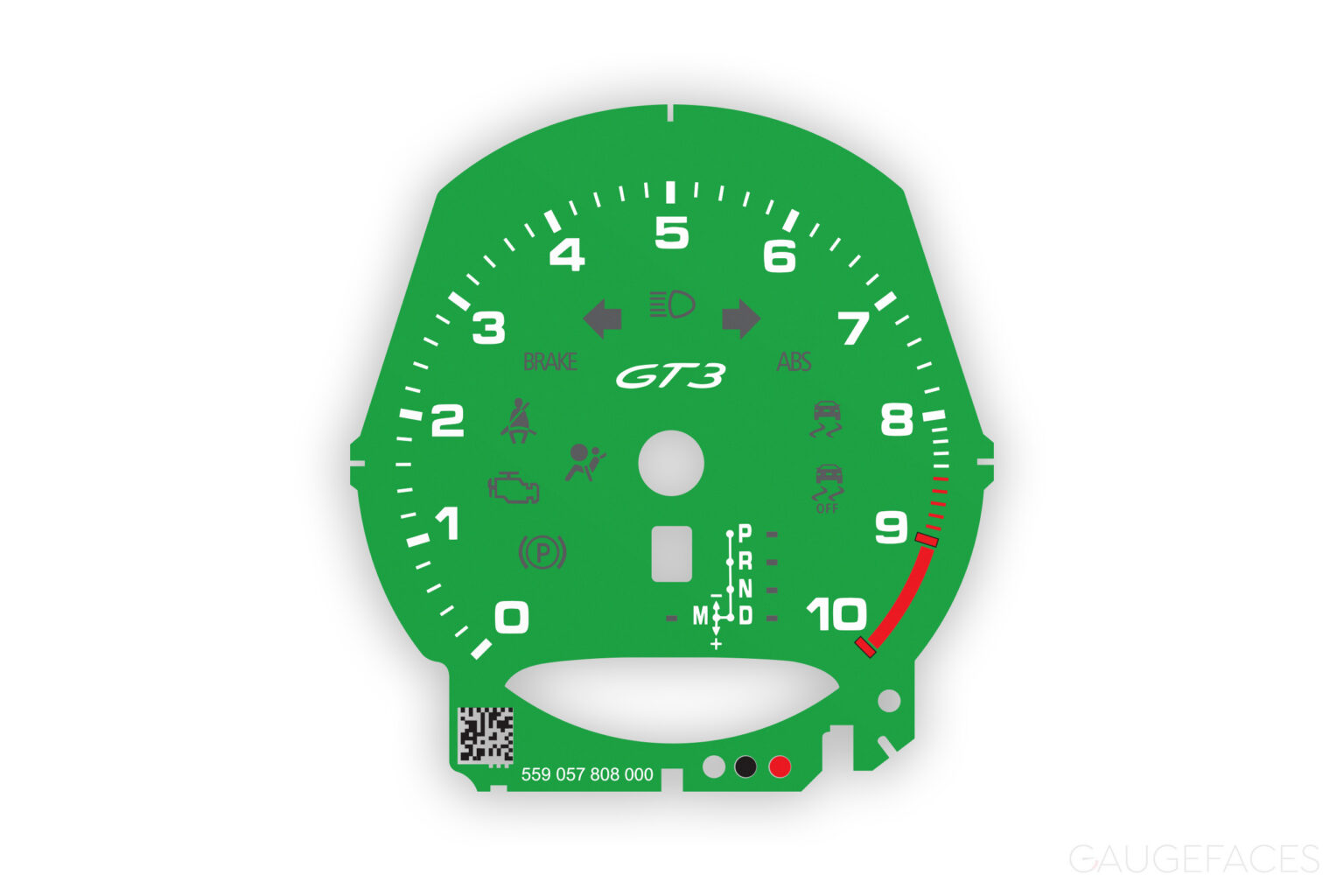 For Porsche 911 991 GT3: Gauge Face Tachometer – 10000 RPM – PDK ...