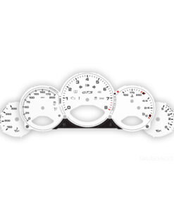 For Porsche 911 997.2 GTS: Instrument Gauge Faces – OPTIONS - White