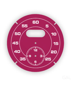 For Porsche Sport Chrono: Stopwatch Clock Gauge Face - Ruby Star Neo