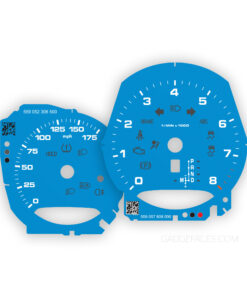 For Porsche 718 Boxster / Cayman 2.0L: Gauge Faces - OPTION - Mexico Blue