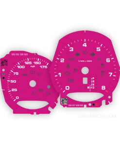 For Porsche 718 Boxster / Cayman 2.0L: Gauge Faces - OPTION - Ruby Star Neo