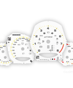 For Porsche 911 (991.2) GT2 RS: Gauge Faces - White