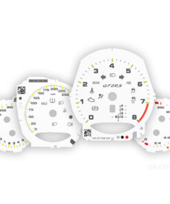 For Porsche 911 (991.2) GT2 RS: Gauge Faces - White