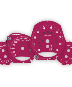For Porsche 991 Carrera (Gen 1&2): Gauge Faces – OPTIONS – PDK/Manual –Ruby