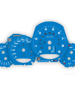 For Porsche 991 Carrera (Gen 1&2): Gauge Faces – OPTIONS – PDK/Manual – Shark Blue