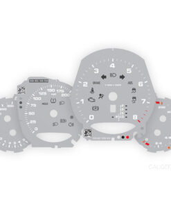 For Porsche 991 Carrera (Gen 1&2): Gauge Faces – OPTIONS – PDK/Manual – Silver