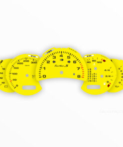 For Porsche 911 996 Turbo: Gauge Faces Set - OPTIONS - Racing Yellow