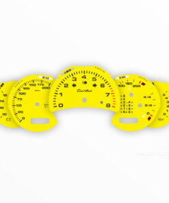 For Porsche 911 996 Turbo: Gauge Faces - OPTIONS - Racing Yellow
