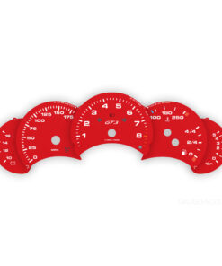 For Porsche 911 996.1: Gauge Faces – OPTIONS –  Guards Red