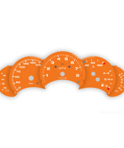 For Porsche 911 996.1: Gauge Faces – OPTIONS – Orange