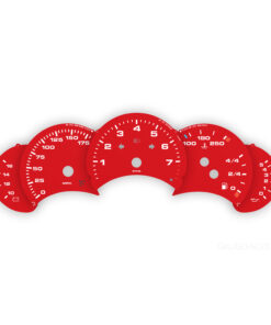 For Porsche 911 996.1: Gauge Faces – OPTIONS – Guards Red