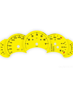 For Porsche 911 996.1: Gauge Faces – OPTIONS – Racing Yellow