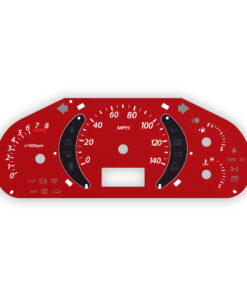 Hyundai Tucson GLS 2.7 (2004-2009) Gauge Face - 8000 RPM - OPTIONS - Mesa Red