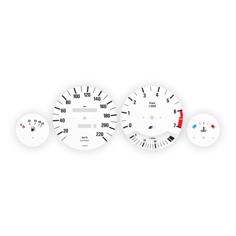 White Face Gauges for 1970-1976 Nissan 240Z 260Z 280Z Manual