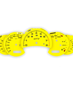 For Porsche 911 996 GT2: Gauge Faces - OPTIONS - Racing Yellow
